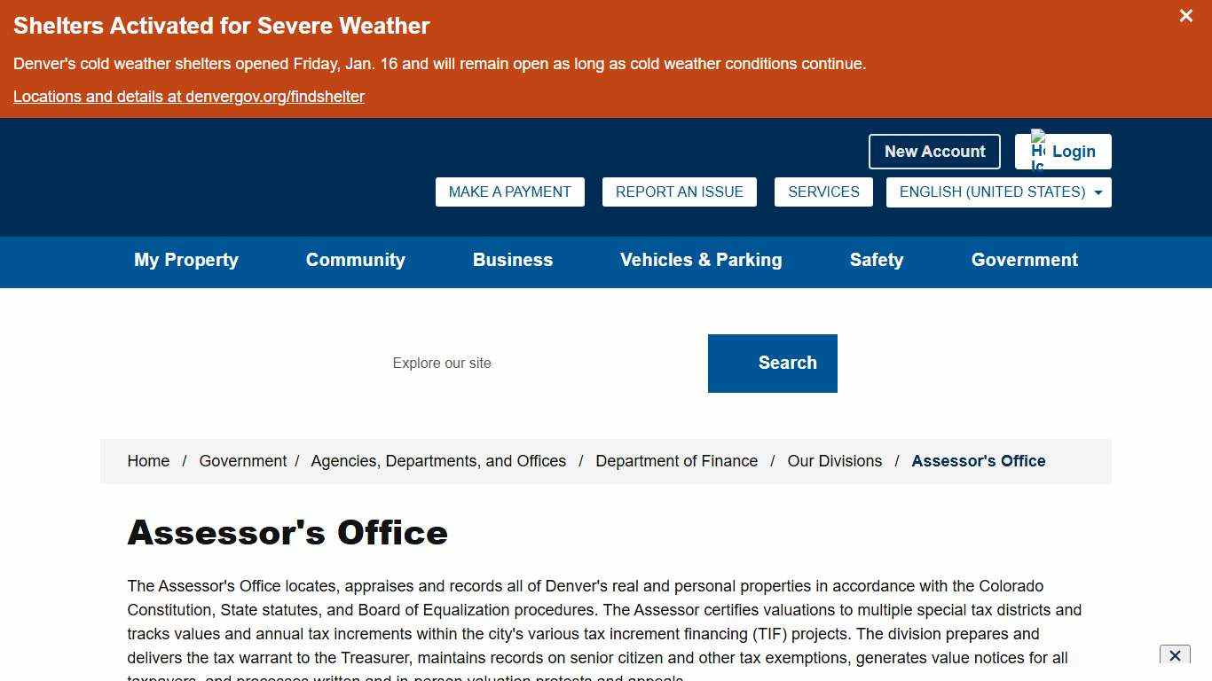 Assessor's Office - City and County of Denver